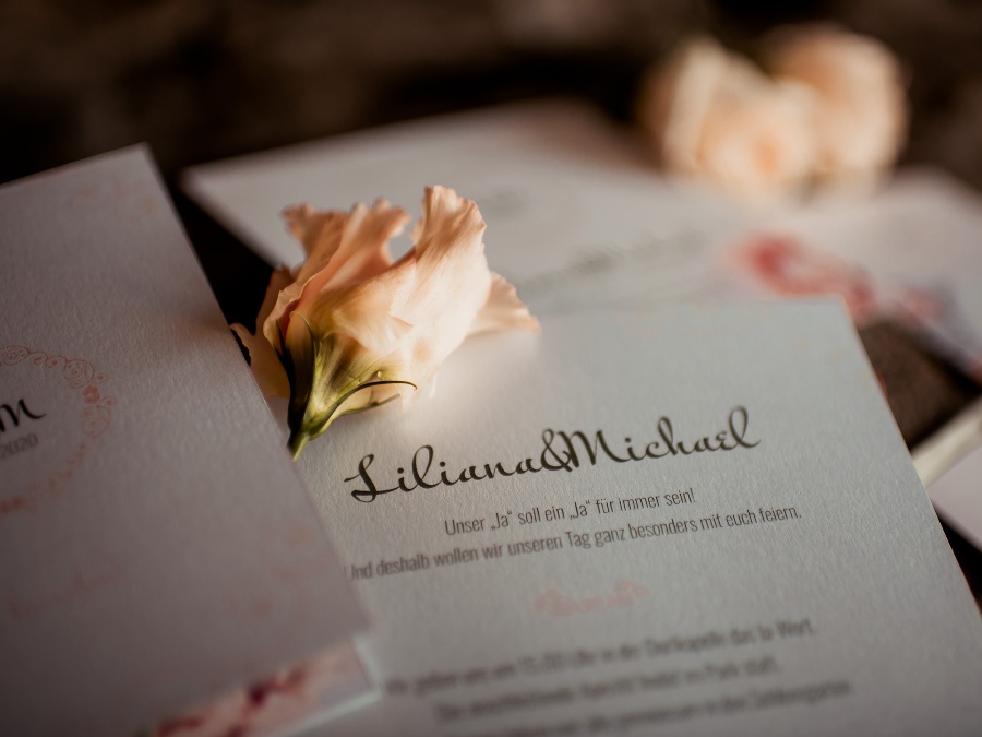 Hochzeit | Gesamte grafische Linie | Liliana & Michael